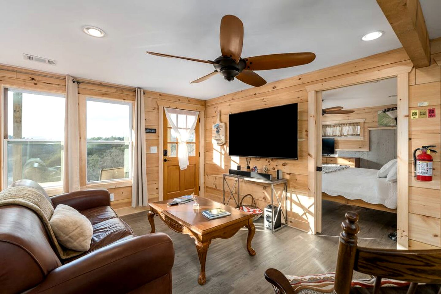 Fantastic Glamping Tiny Home Rental on The Toccoa River in Blue Ridge, Georgia