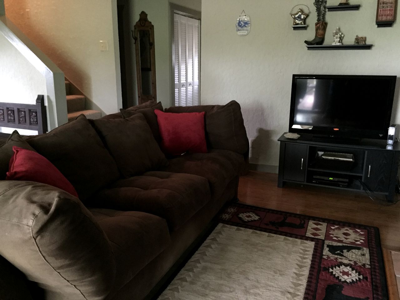 Rustic Countryside Cabin Rental with Outdoor Campfire near Austin, Texas