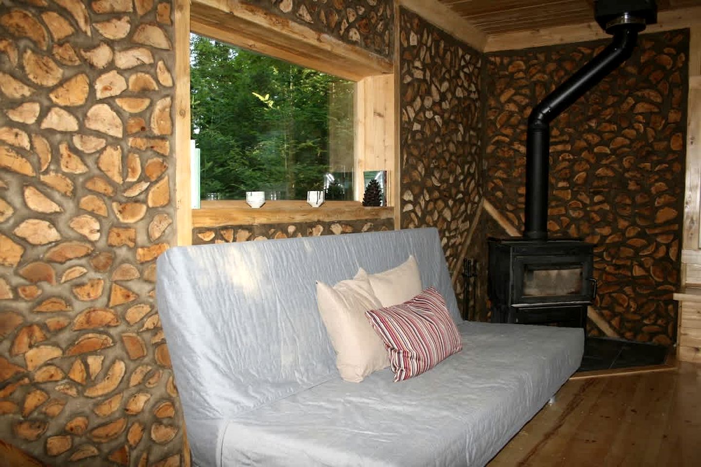 Rustic Camping Cabin on 200 Acres of Protected Forest in Harrington, Quebec