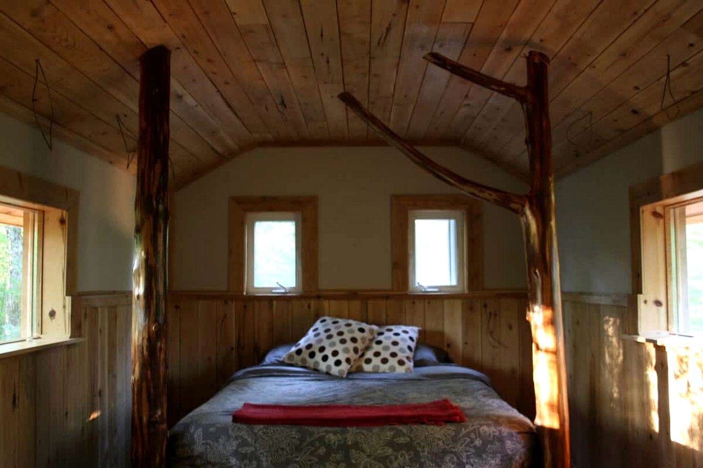 Rustic Camping Cabin on 200 Acres of Protected Forest in Harrington, Quebec