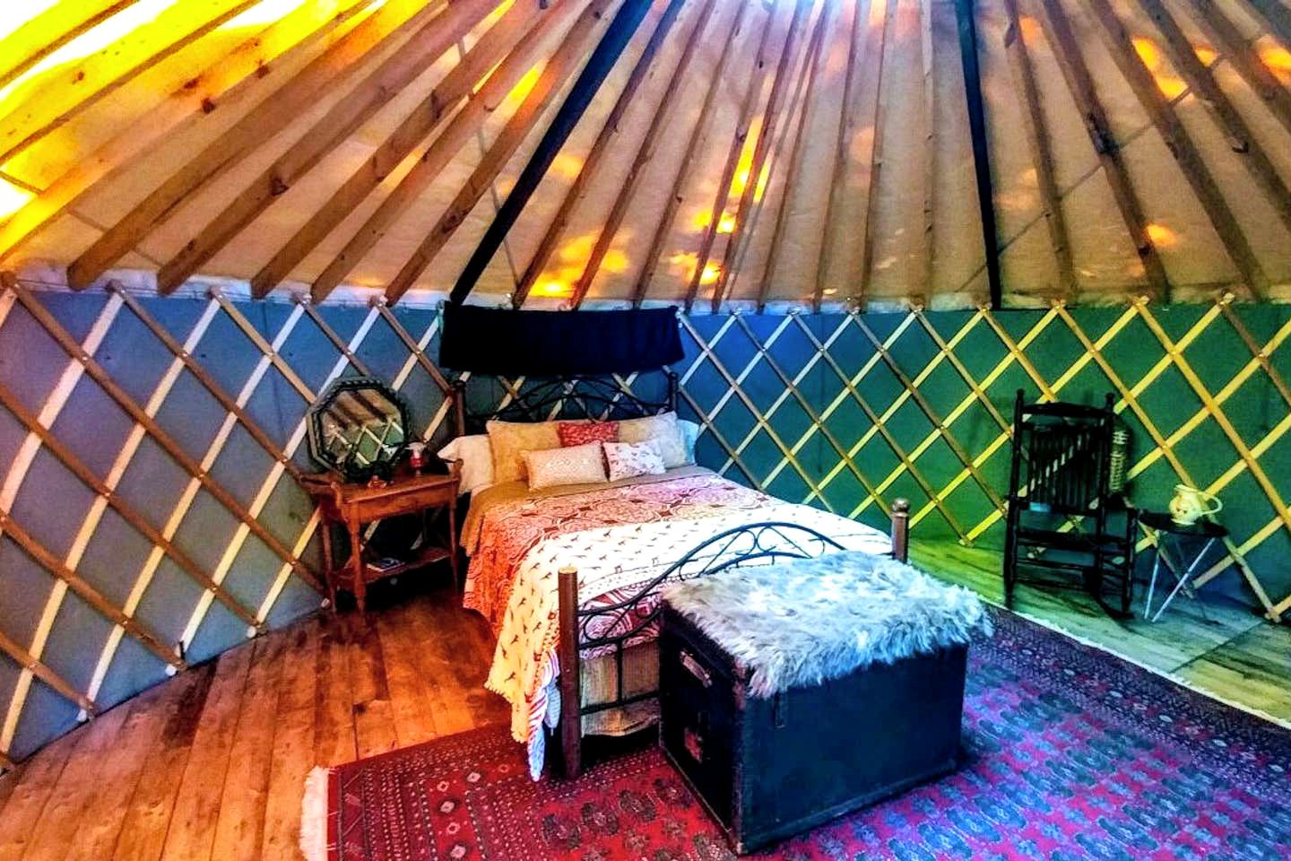 Quirky Yurt Rental for a Glamping Getaway in the Finger Lakes, New York