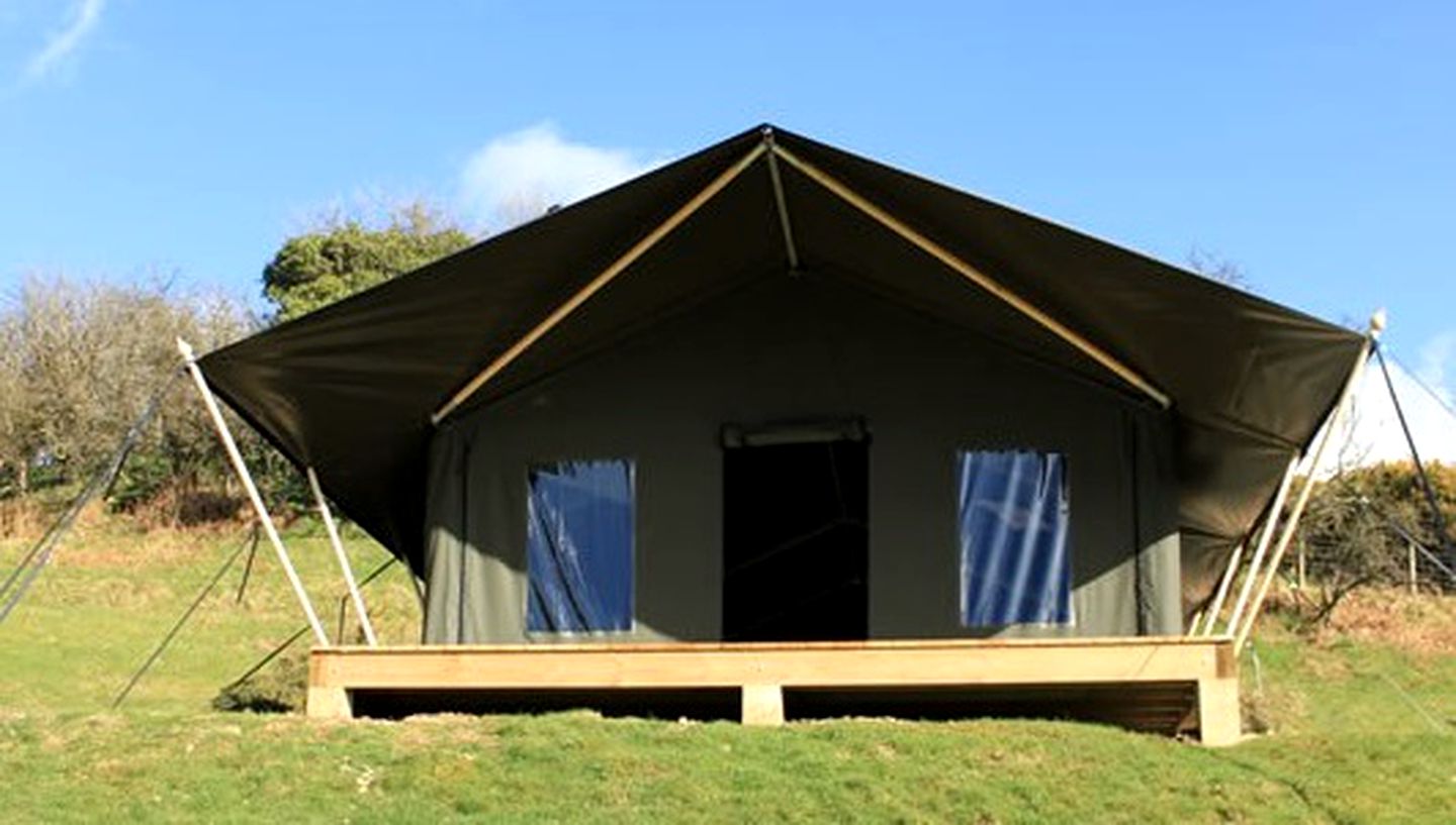 Luxurious Safari Tent for the Perfect Glamping Getaway in Wales, United Kingdom