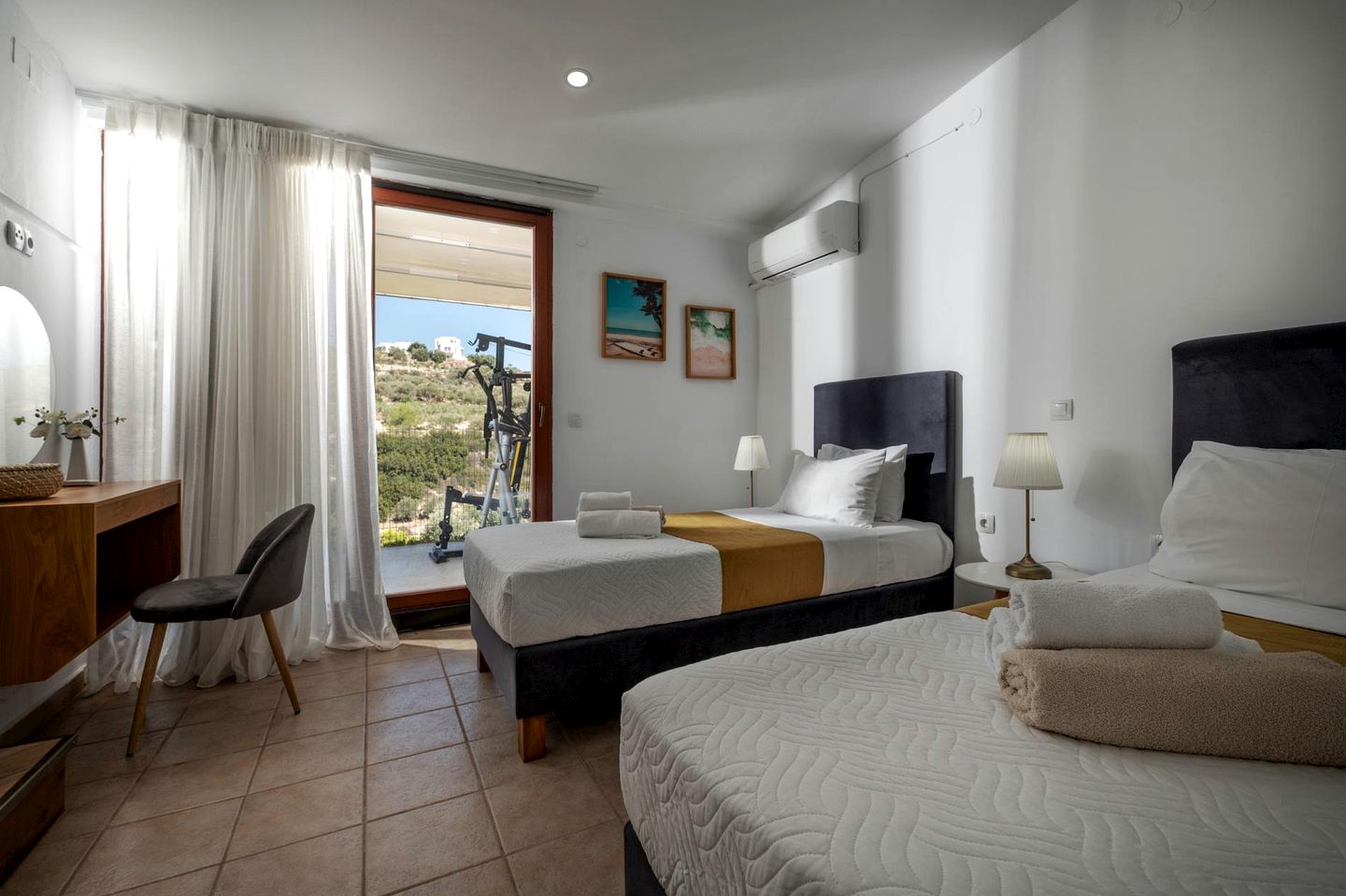 Serene Secluded Villa with Swimming Pool in Rethymno, Crete