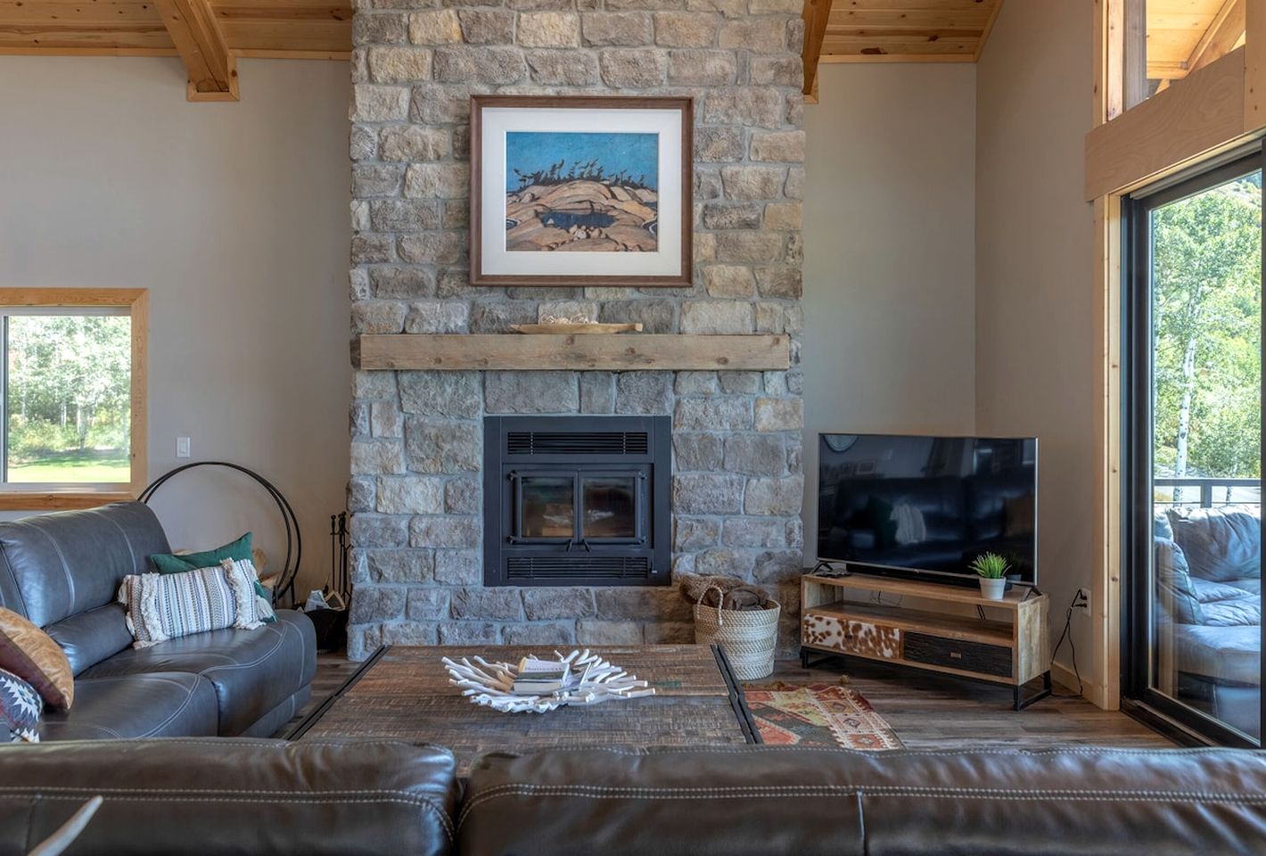 Spacious Mountain-View Retreat with Deck Slide & Jacuzzi near Outdoor Trails in Lincoln, Wyoming