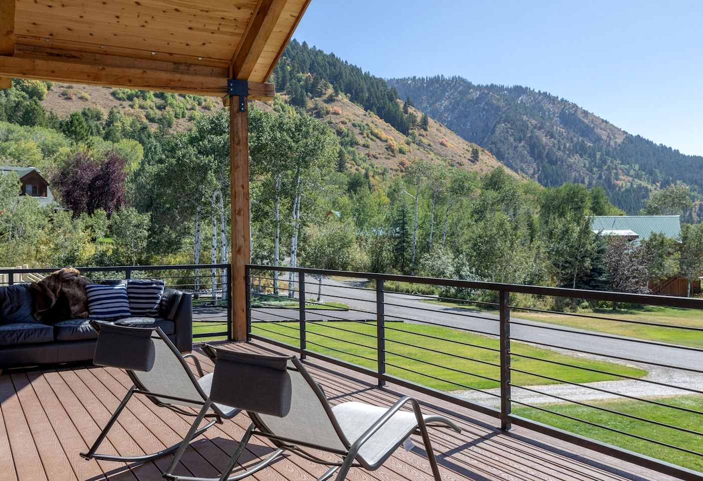 Spacious Mountain-View Retreat with Deck Slide & Jacuzzi near Outdoor Trails in Lincoln, Wyoming