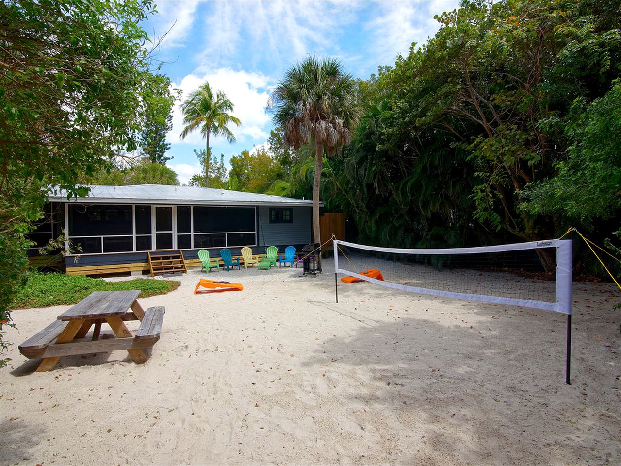 Private Beachfront Cottage with Viewing Decks on Captiva Island in Florida