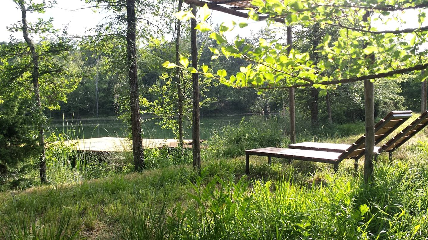 Caravan-Style Cabins on Organic Farm in Tuscany