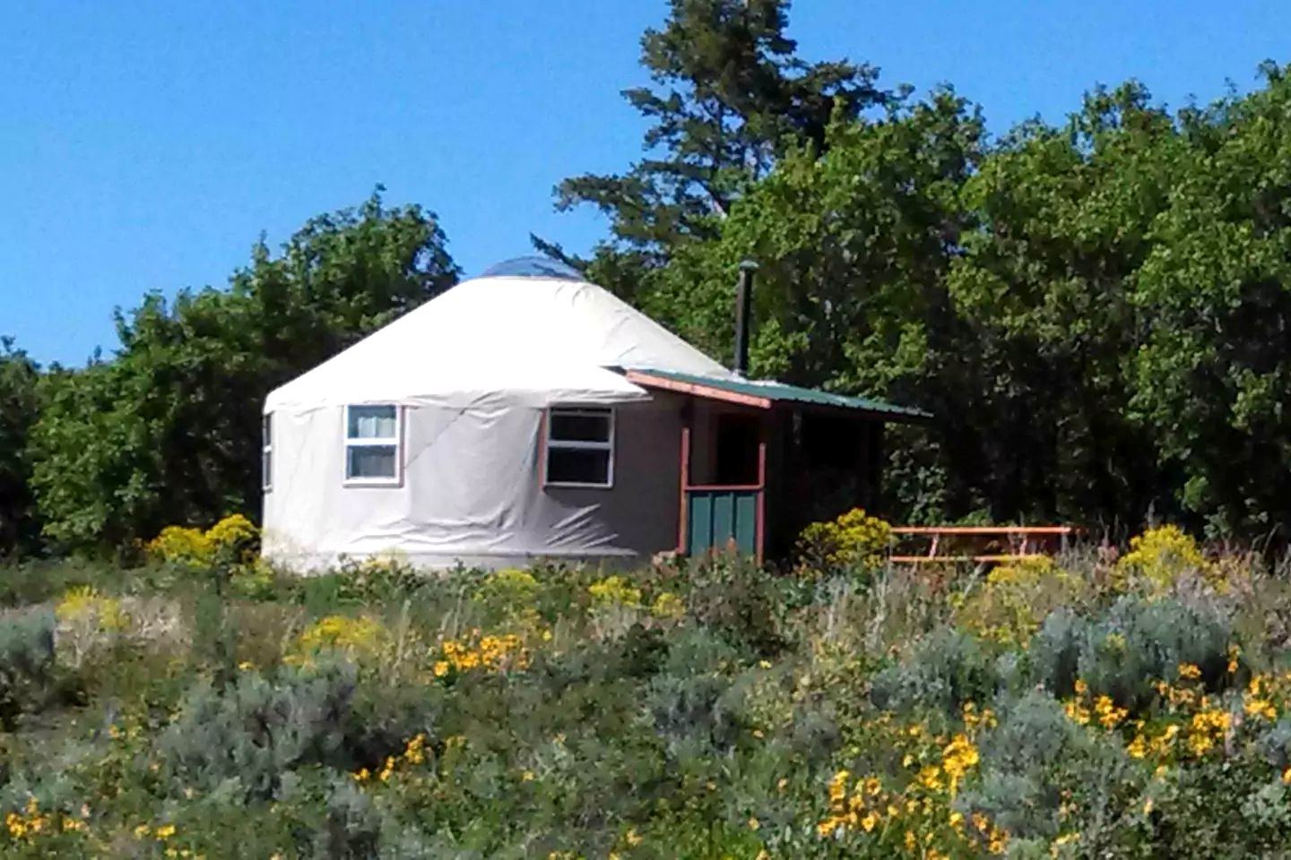 Secluded Cozy Yurt for Luxury Camping near Pocatello, Idaho