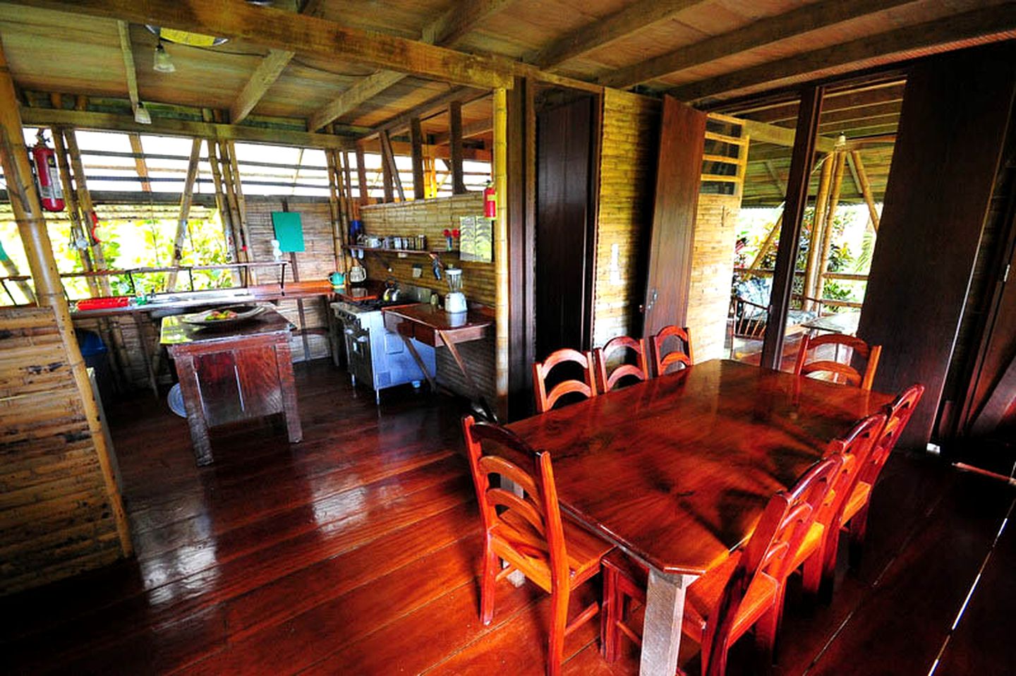 Unique Bamboo Cabin Accommodation near Puerto Jiménez, Costa Rica