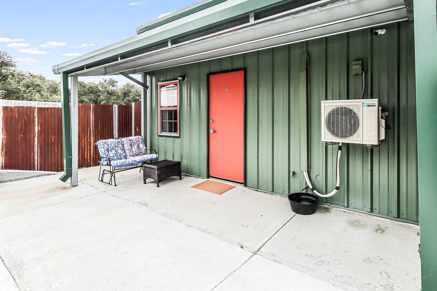 Amazing Container Cabin with Fire Pit Incredible for Water Activities in Rockport, Texas