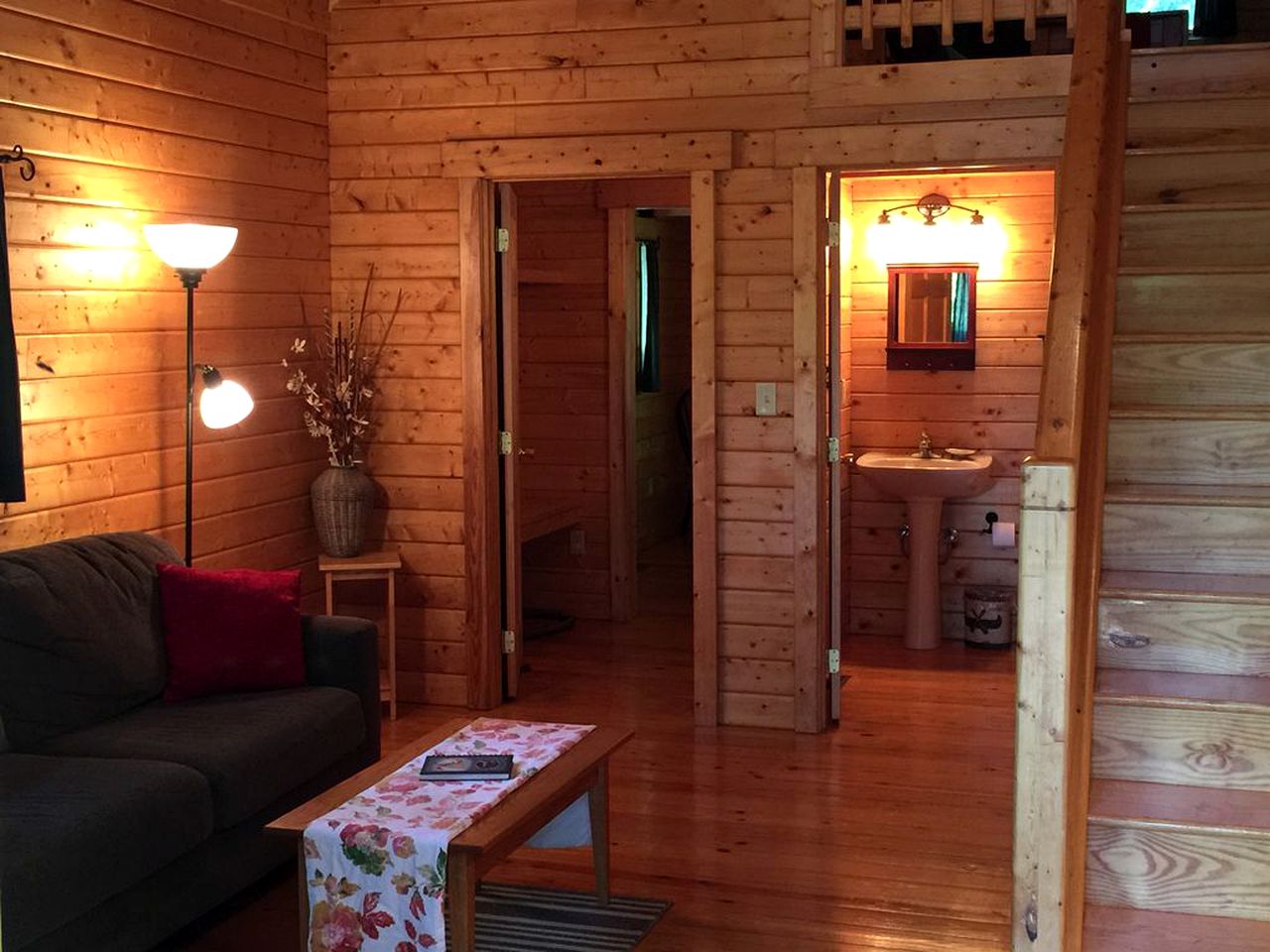 Charming Cabin Rental Surrounded by Three Wooded Acres next to the Shenandoah River, Victoria