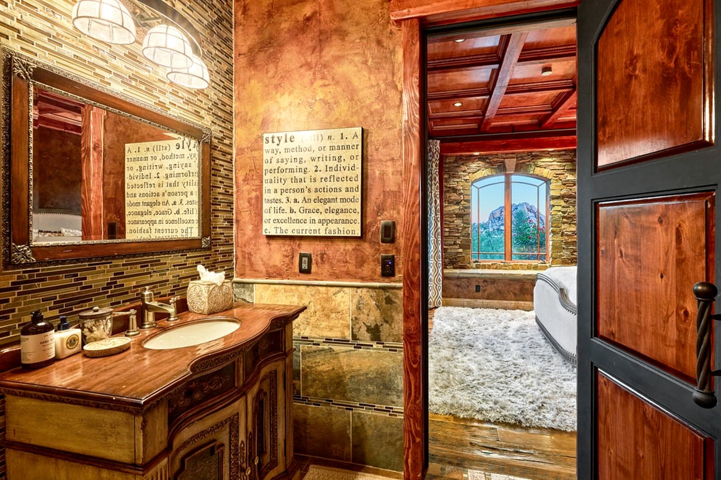 Desert Oasis with Jacuzzi and Pool on Black Mountain in Cave Creek, Arizona