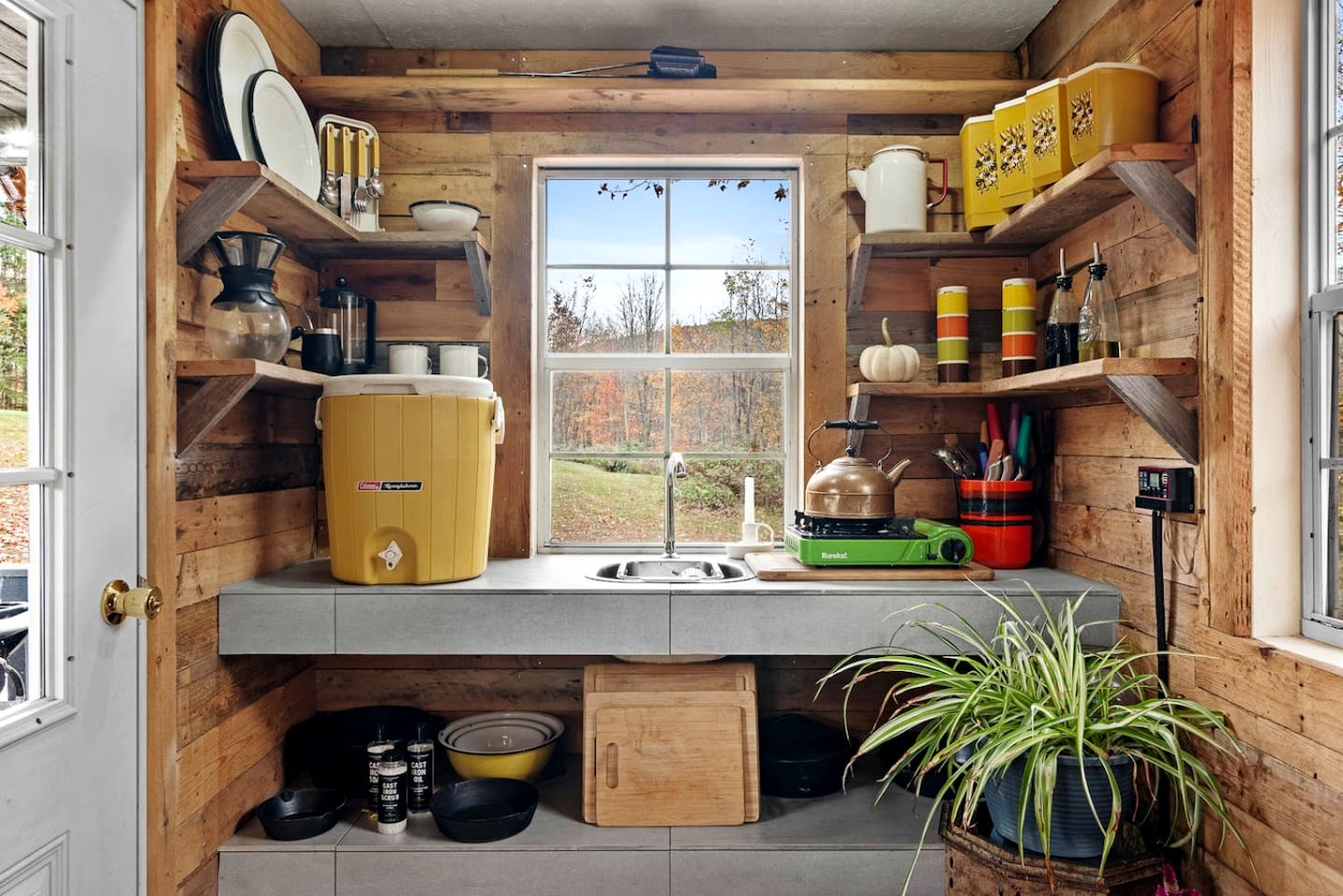 Off-Grid Tiny Cabin Retreat with Fire Pit & Forest Views in Bovina, New York