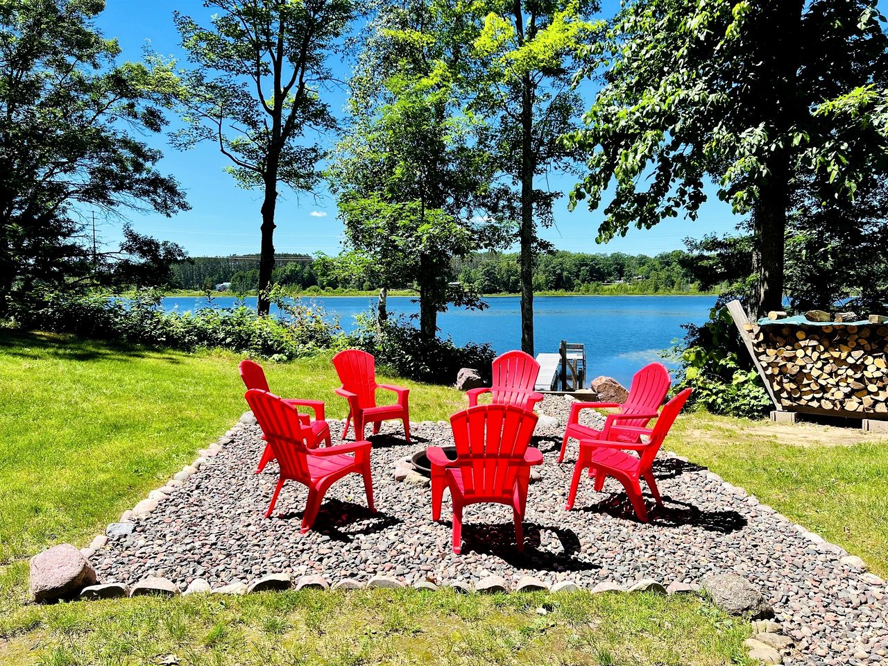 Cozy Lakefront Retreat with Game Room, Outdoor Living and Dock in Wisconsin