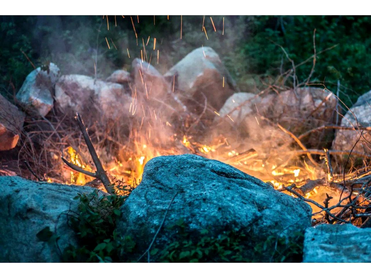 Authentic Tipi Set in the Stunning Woodland of the White Mountain National Forest, New Hampshire