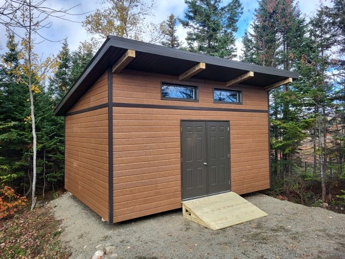 Cottages (Canada, Petite-Rivière-Saint-François, Quebec)