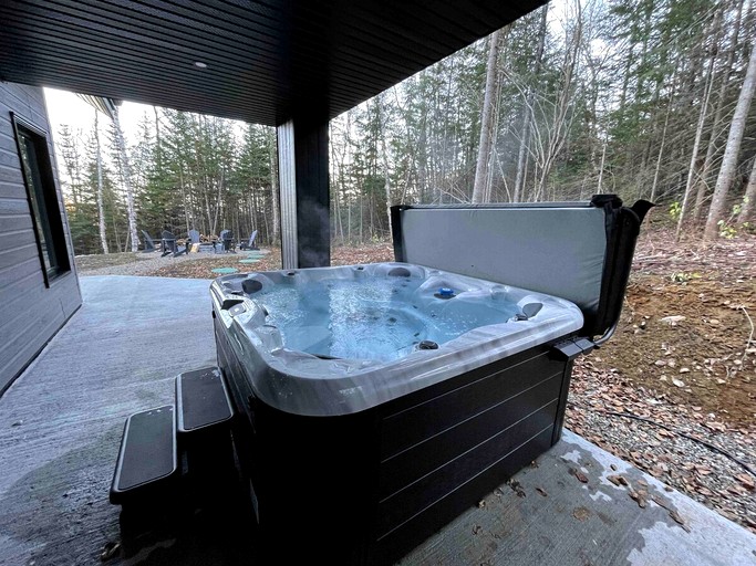 Cottages (Canada, Les Éboulements, Quebec)