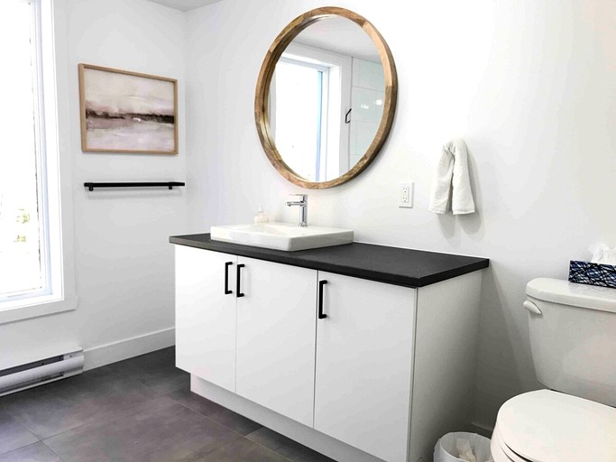 Cottages (Canada, Les Éboulements, Quebec)