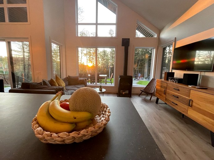 Cottages (Canada, Les Éboulements, Quebec)