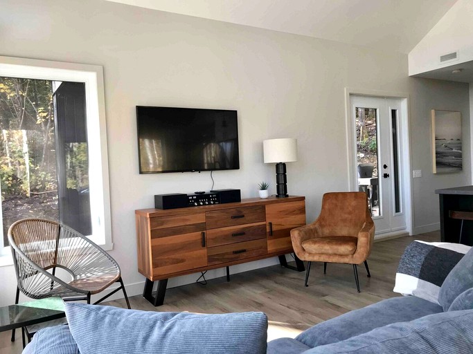 Cottages (Canada, Les Éboulements, Quebec)