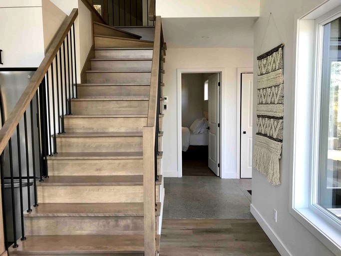 Cottages (Canada, Les Éboulements, Quebec)