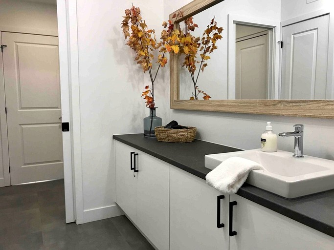 Cottages (Canada, Les Éboulements, Quebec)