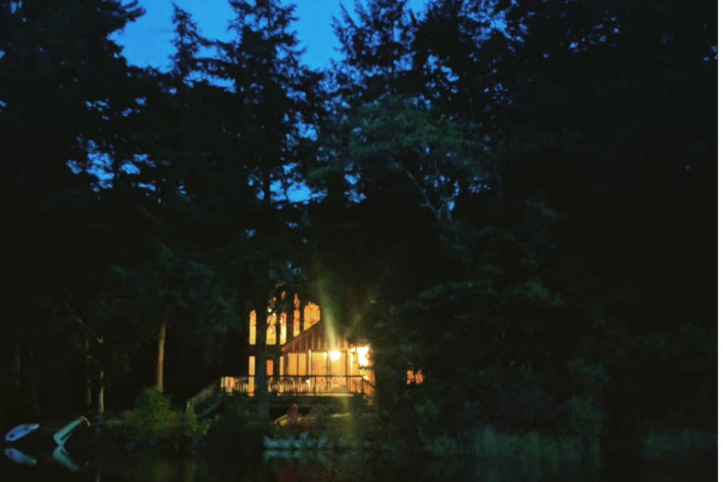 Cabin on Charley Lake Wells, New York Adirondack Lake Cabin
