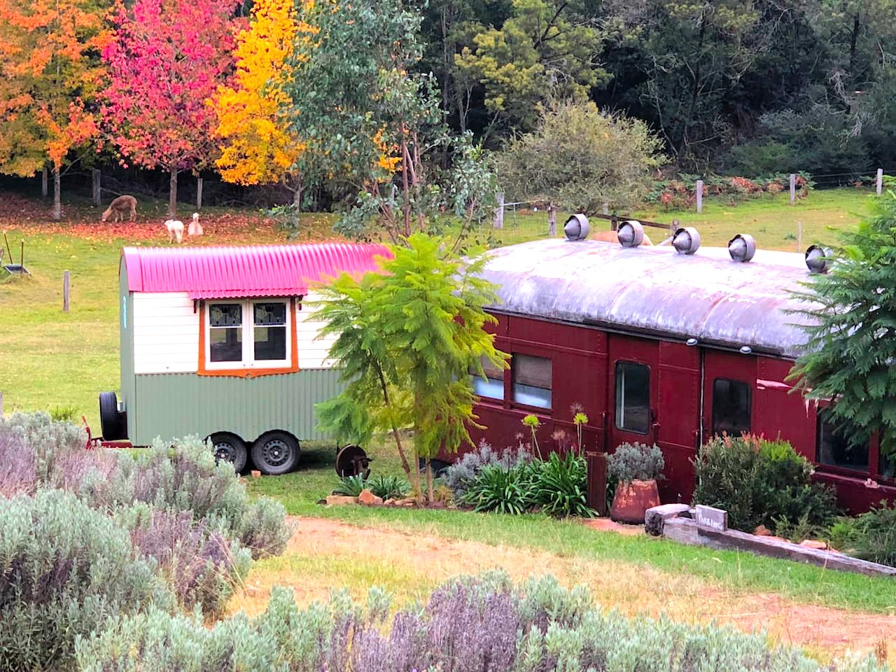 Caboose for Glamping Hunter Valley, NSW Glamping Experience