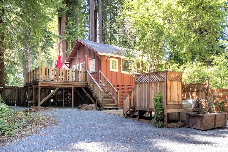 Rental Cabin Guerneville California Glamping Hub