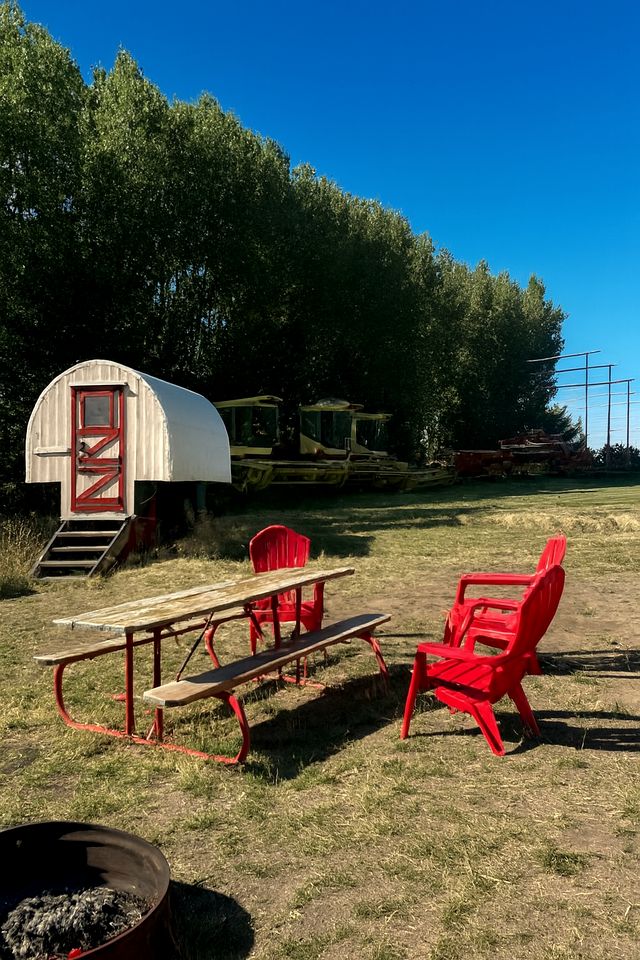 Charming Glamping Wagon with Mountain Views on Working Ranch near Grand Teton – Tetonia, Idaho
