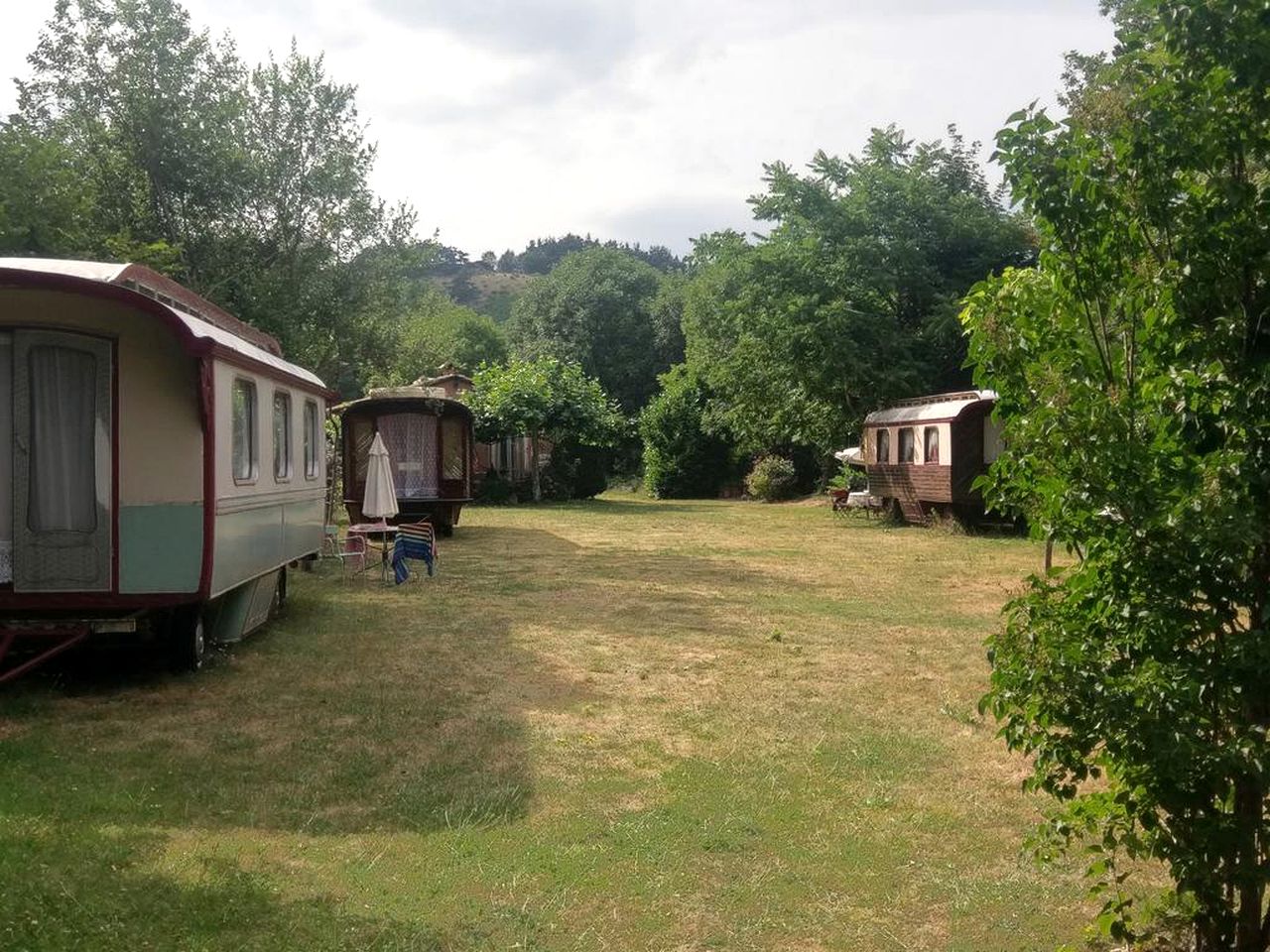 Charming Gypsy Caravan Rentals in Countryside near Valence, France