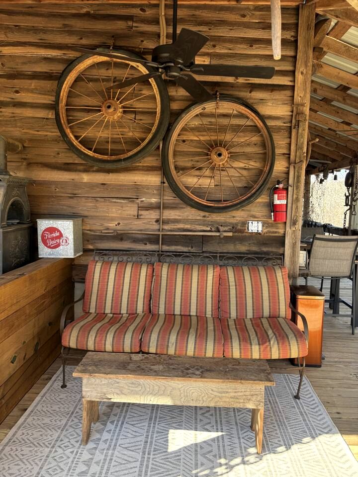 Historic Restored Tobacco Barn Retreat with Private Hot Tub near Pilot Mountain in Tobaccoville, North Carolina