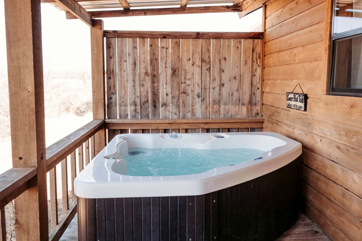 Charming King-Size Cabin with Wi-Fi and Deck in Fredericksburg, Texas