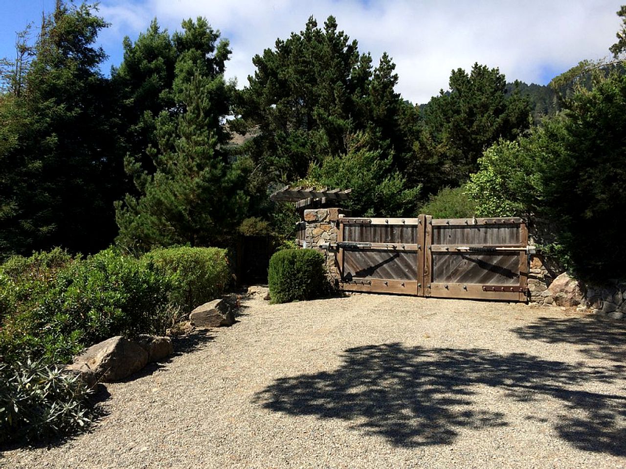 Glamping in Stinson Beach, California Waterfront Gazebo rental