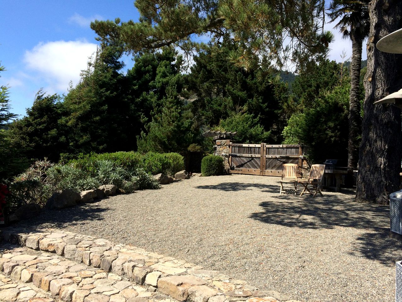 Glamping in Stinson Beach, California Waterfront Gazebo rental