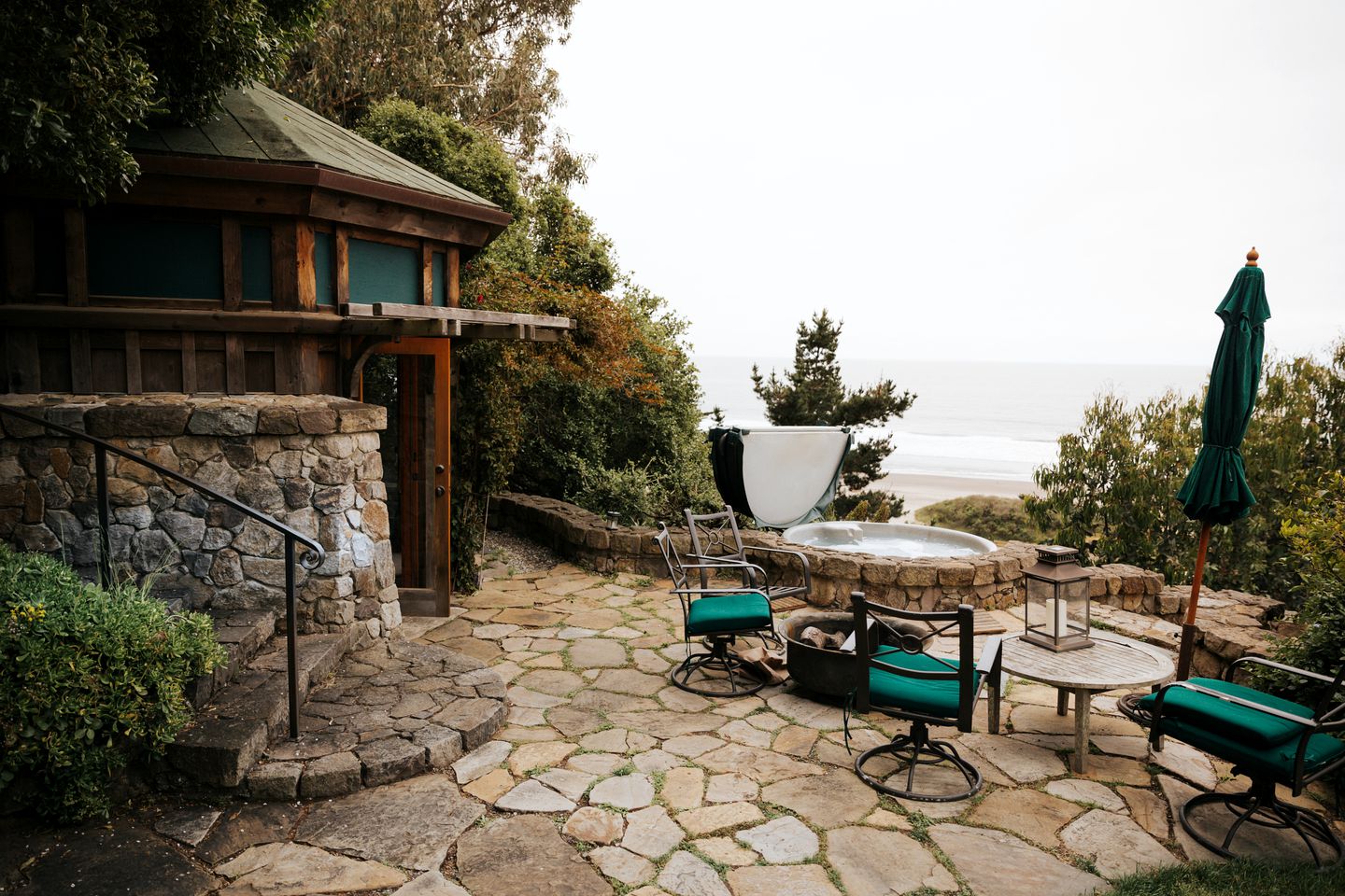 Glamping in Stinson Beach, California Waterfront Gazebo rental