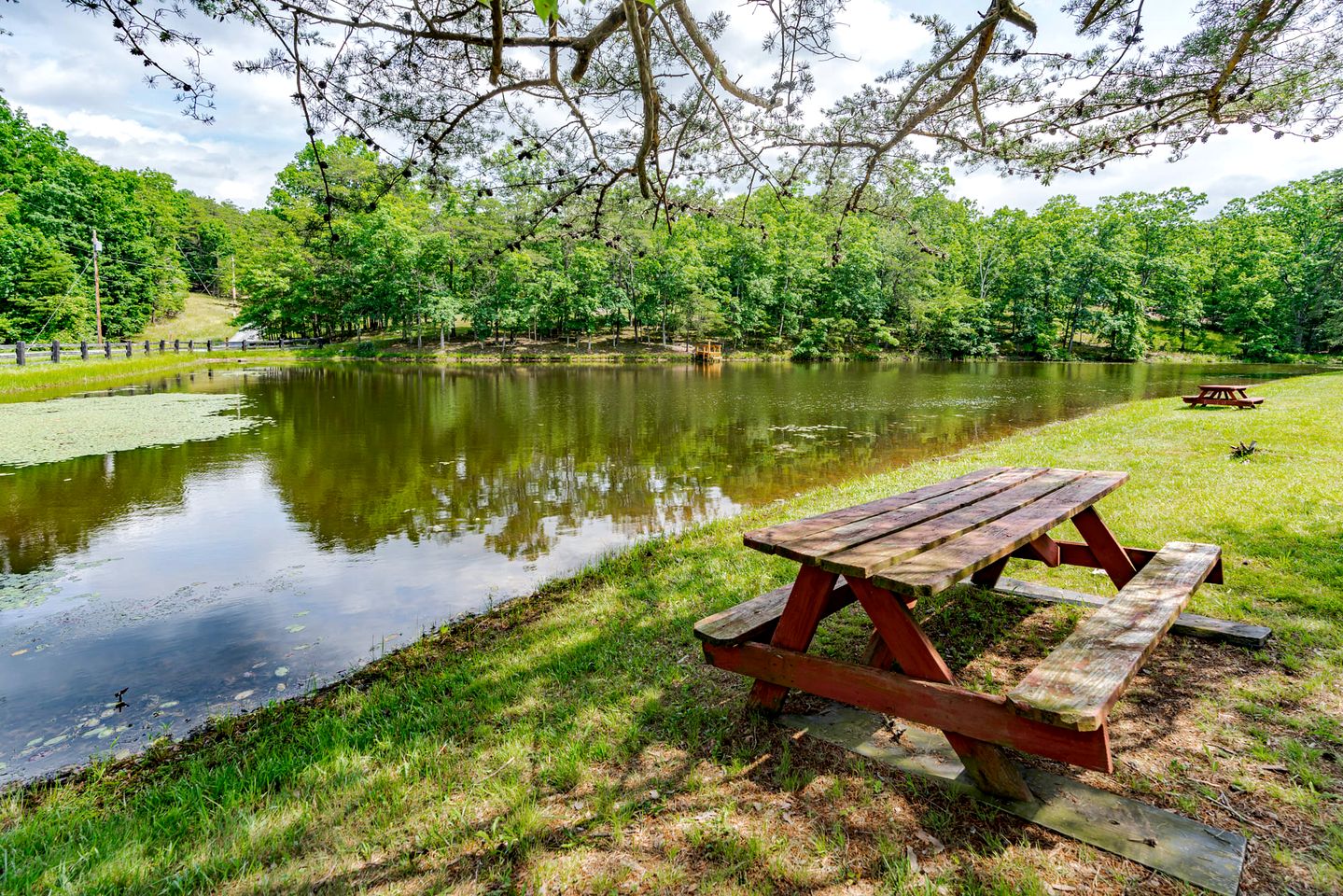 Charming Dog-Friendly Cabin with Hot Tub and Fire Pit - Pond Access Makes This the Perfect Cabin for Your Fishing Getaway in Berkeley Springs, WV