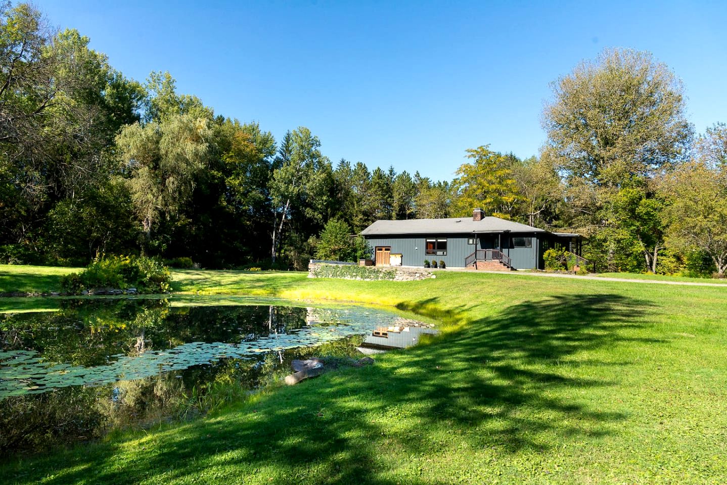 Charming Pet-Friendly Getaway with Deck & Nature Views in East Meredith, New York