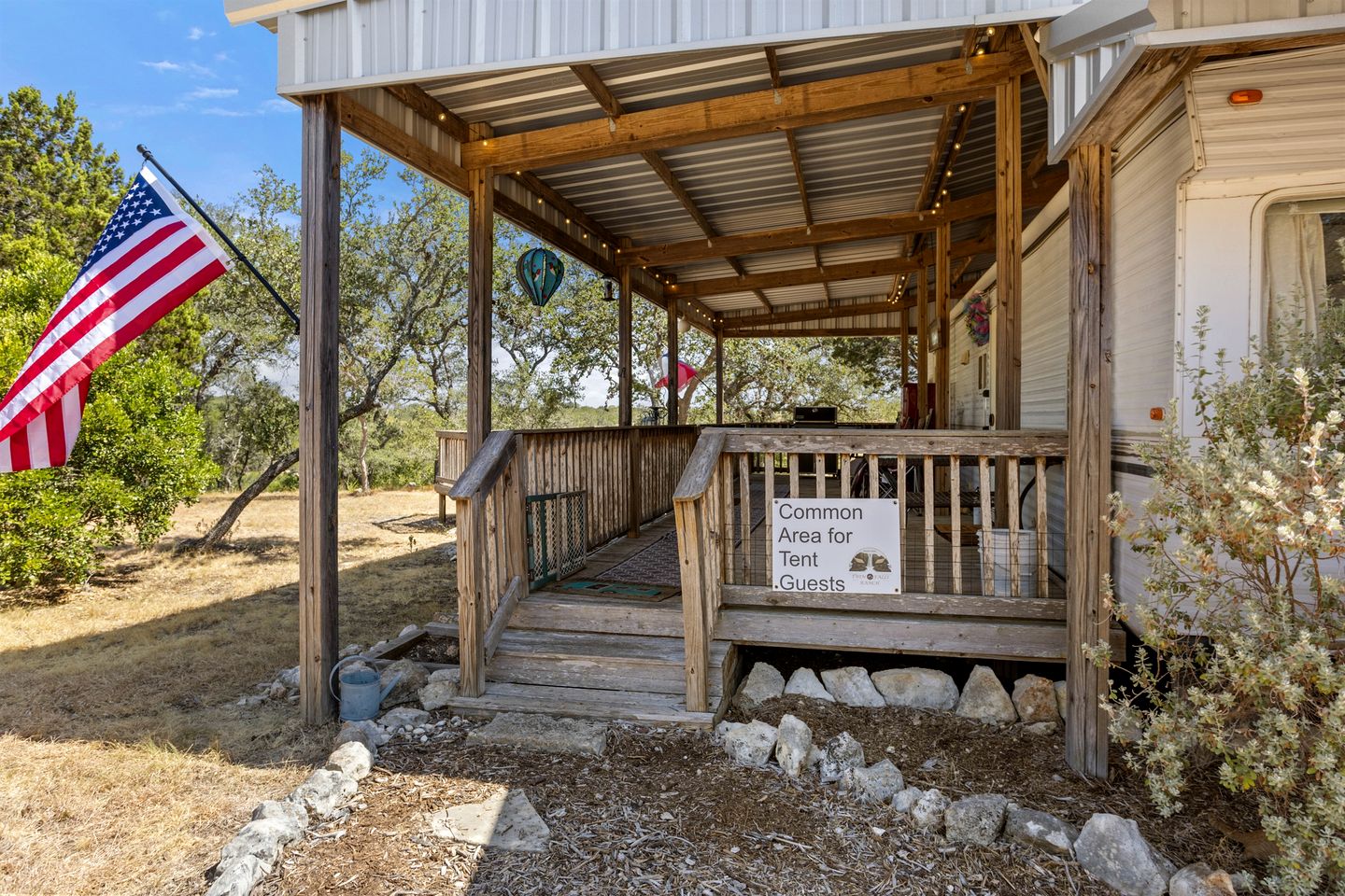 Charming Safari Tent Retreat with Magnificent Views of Texas Hill Country for Quiet Getaways in Boerne