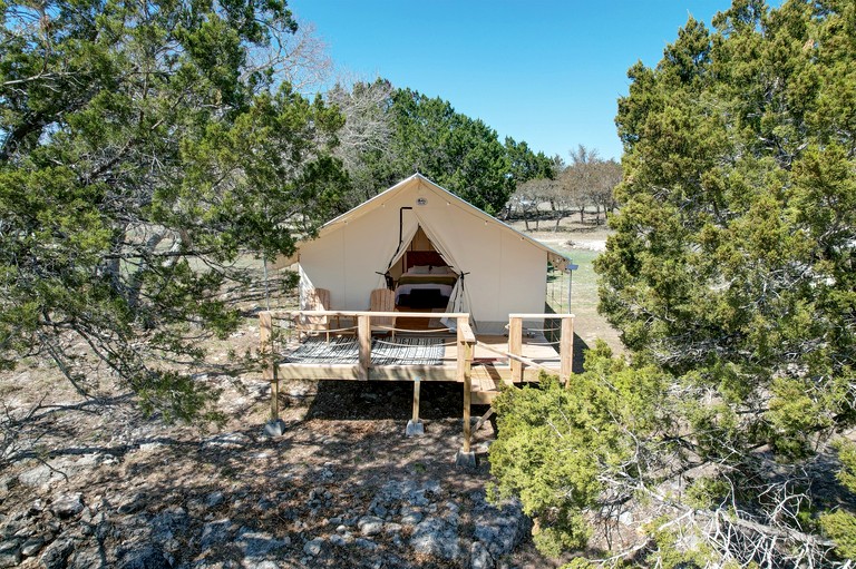 Twin Falls Luxury Glamping Escape Tent Boerne, Texas