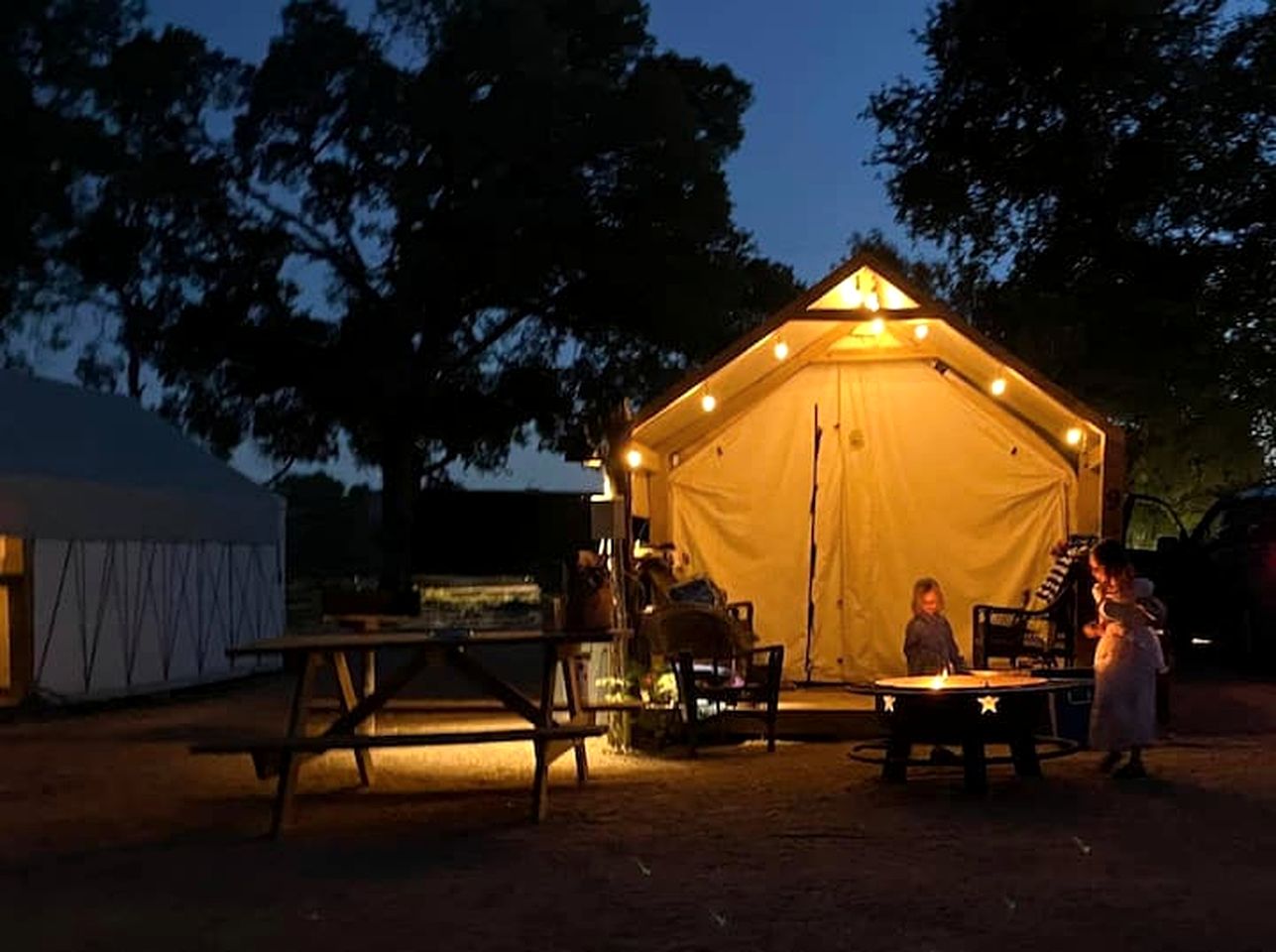 Charming Safari Tent on the San Marcos River near Kingsbury, Texas - Perfect for an Aquatic Adventure
