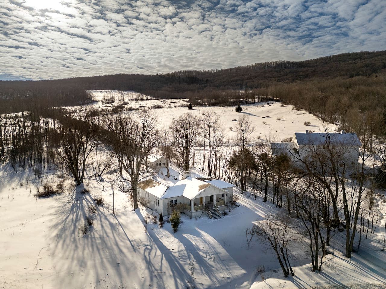 Charming Spanish Courtyard Retreat with Garden & Porch Views in Margaretville, New York