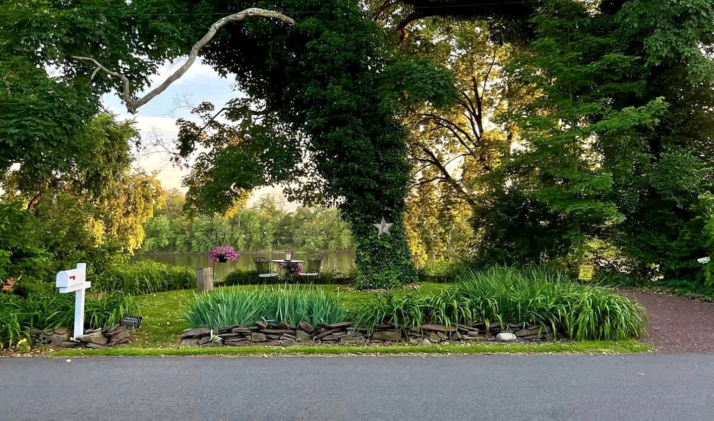 Charming Historic Riverfront Home with Garden Views near Lambertville, New Jersey