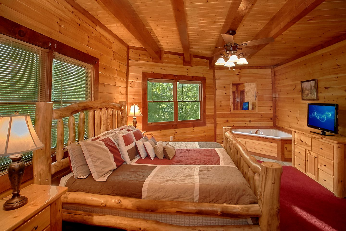 Cozy Cosby Cabin Rental with a Heated Indoor Pool