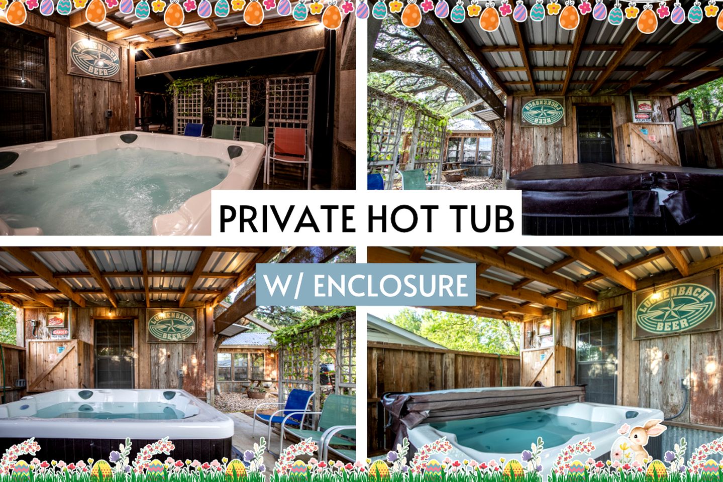 Chic, Renovated Barn with Hot Tub near the Heart of Fredericksburg Texas, Perfect for a Rustic Escape