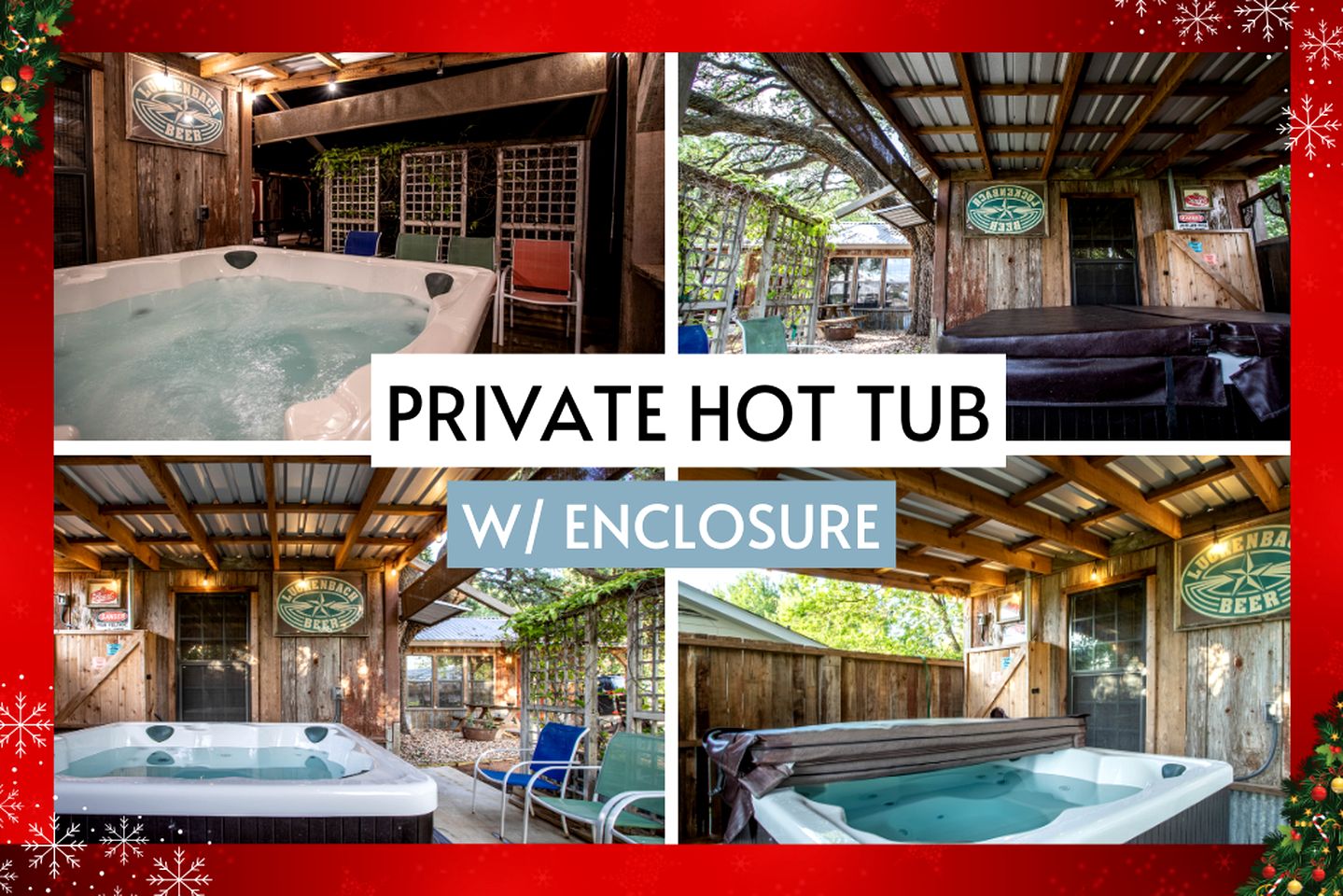 Chic, Renovated Barn with Hot Tub near the Heart of Fredericksburg Texas, Perfect for a Rustic Escape
