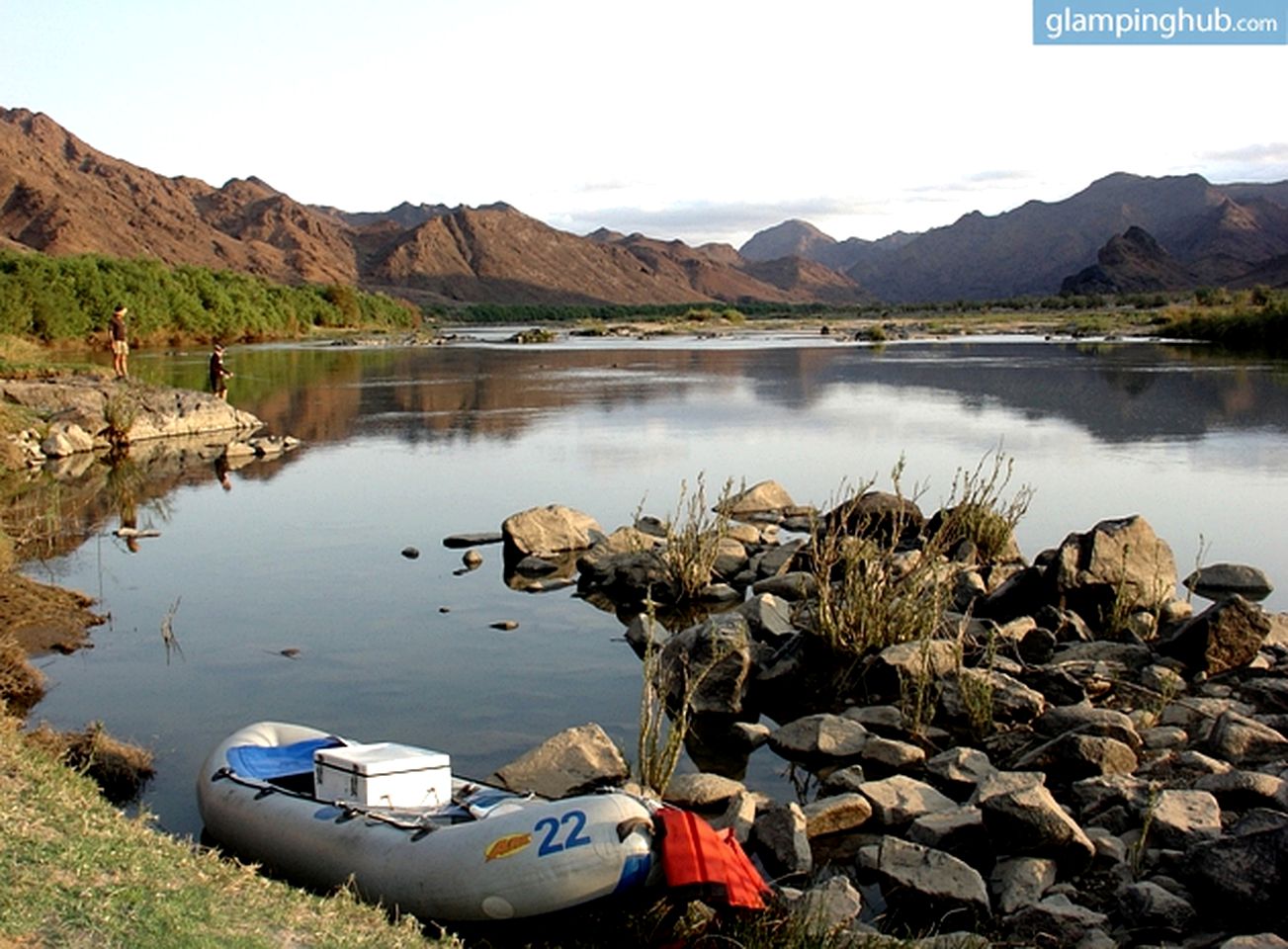 Chic Shack Tents on the Banks of Orange River, South Africa