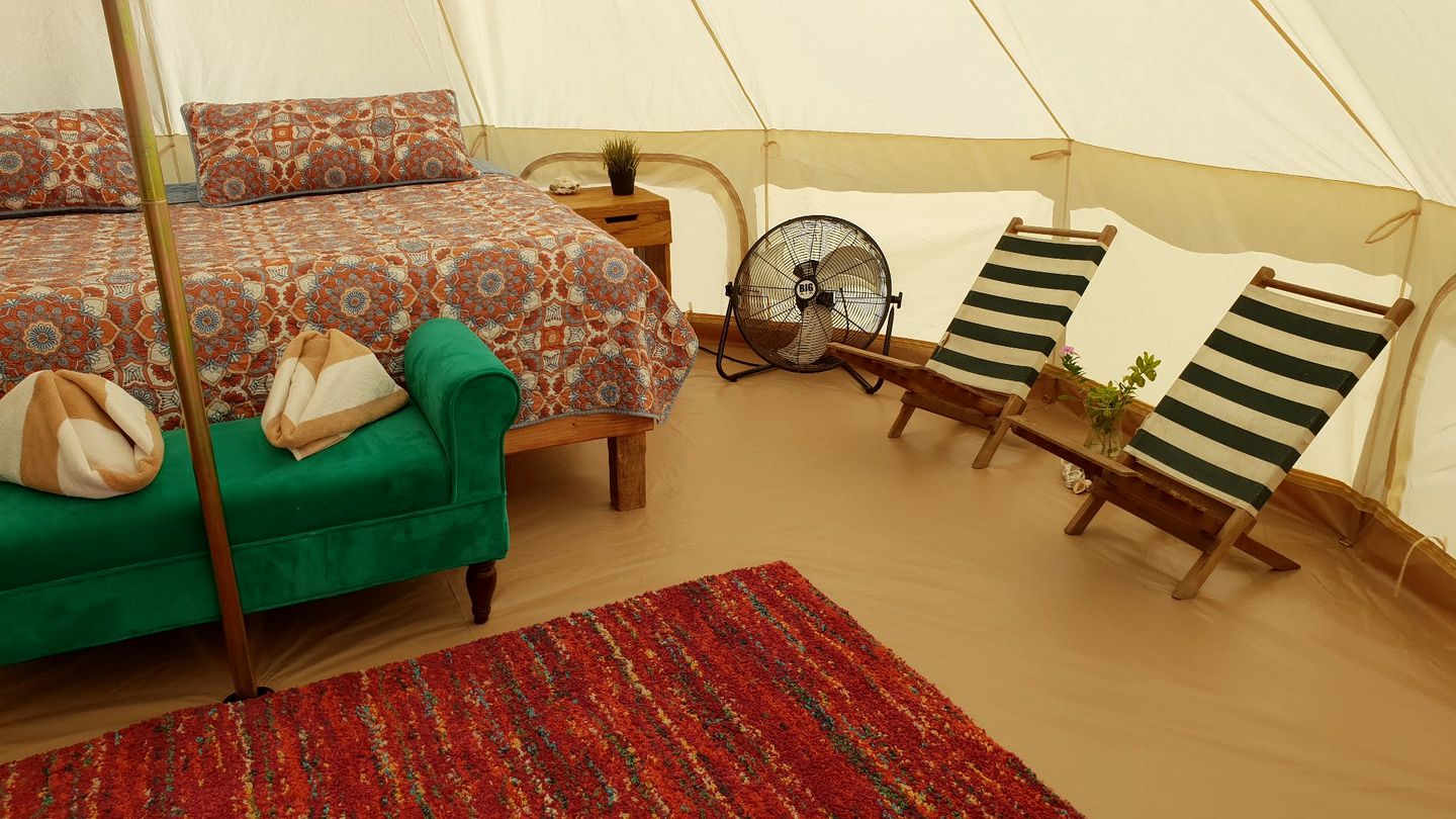 Luxurious Tent Rental at an Oceanfront Glamping Resort near La Paz, Mexico