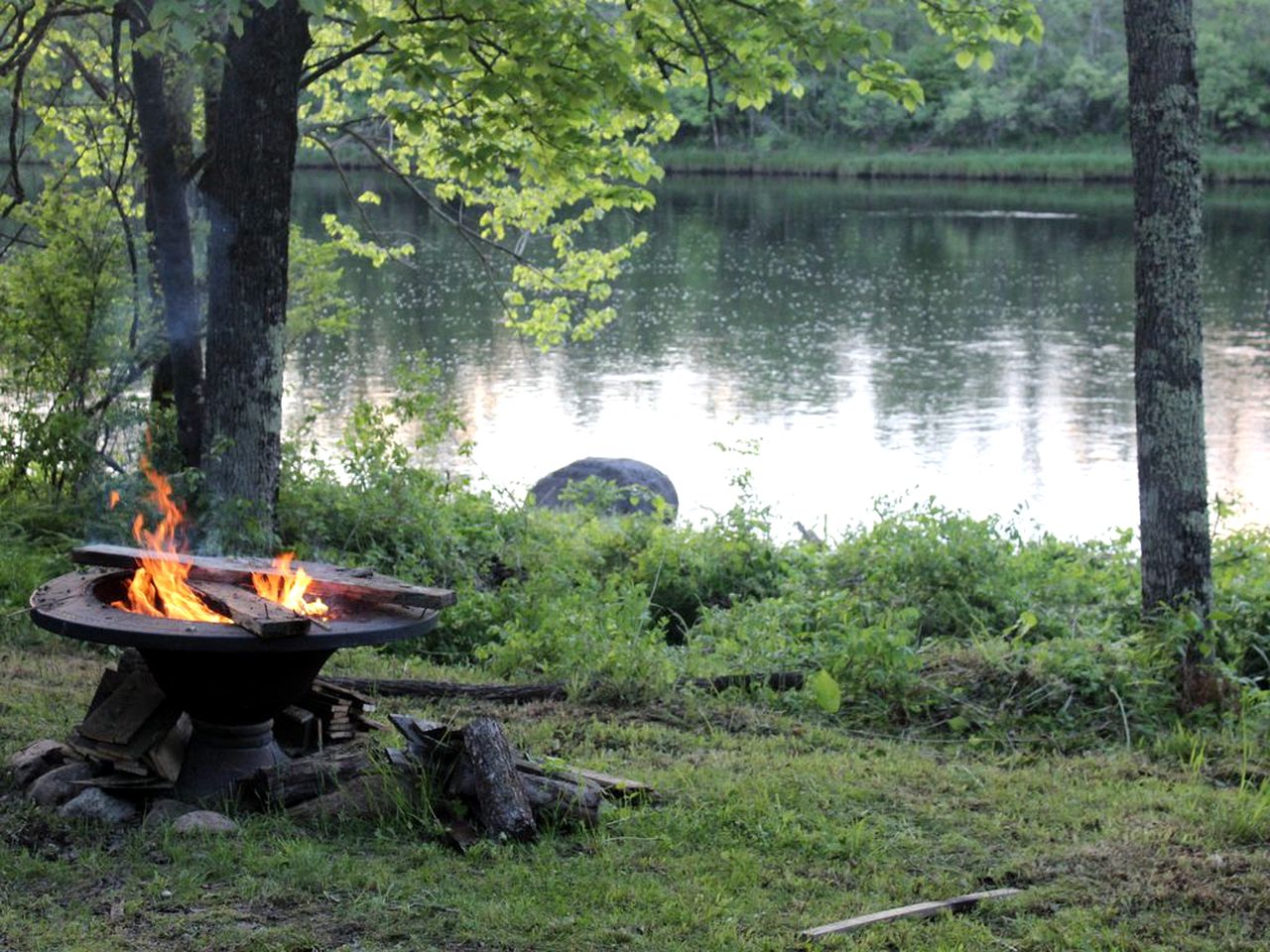 Beautiful and Secluded Cabin Rental with Views of Chippewa River near Hayward, Wisconsin