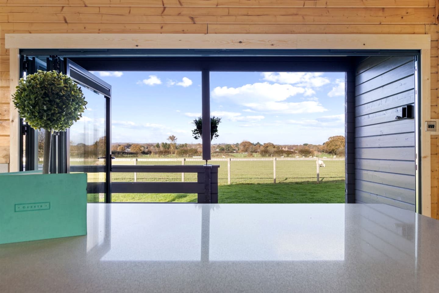 Gorgeous Fully-Equipped Cabin with Spectacular Outdoor Living Space in UK